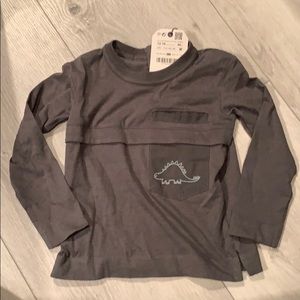 Zara baby collection shirt with button detail